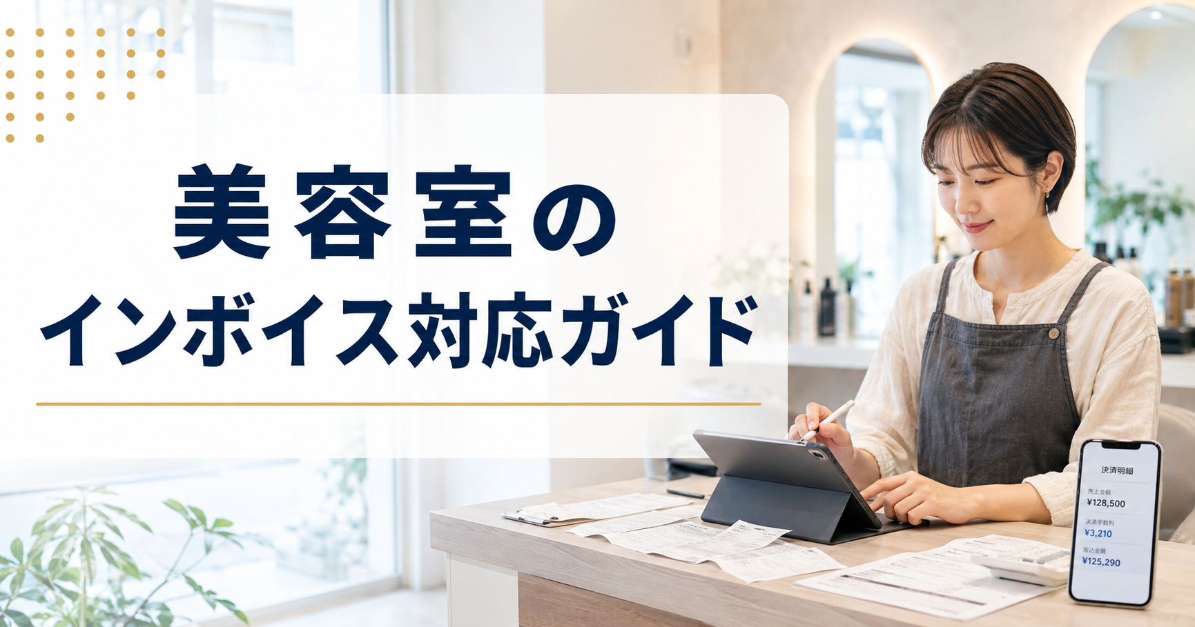 美容室のインボイス制度対応ガイド|免税事業者は登録すべきか【2026年版】