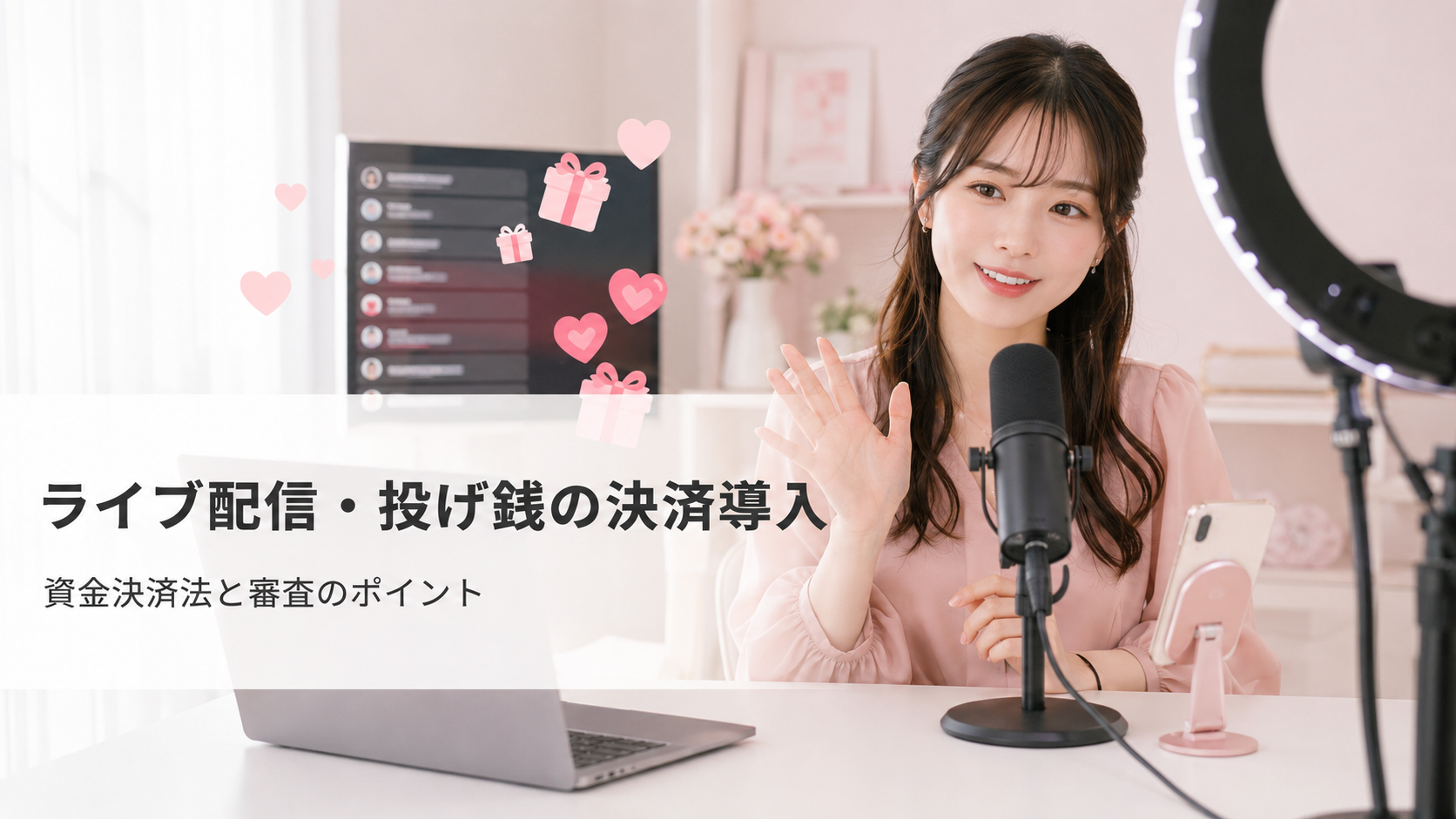 ライブ配信・投げ銭（スパチャ）の決済導入ガイド｜資金決済法と審査【2026年版】