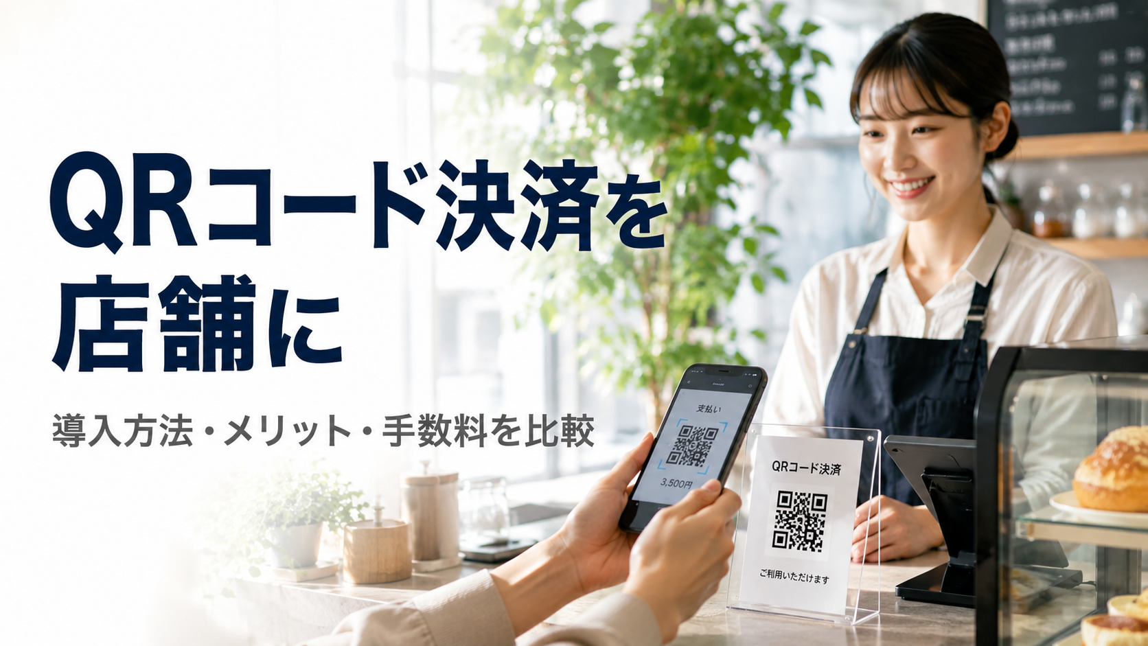 QRコード決済を店舗に導入する方法|業種別おすすめサービスと手数料比較【2026年版】