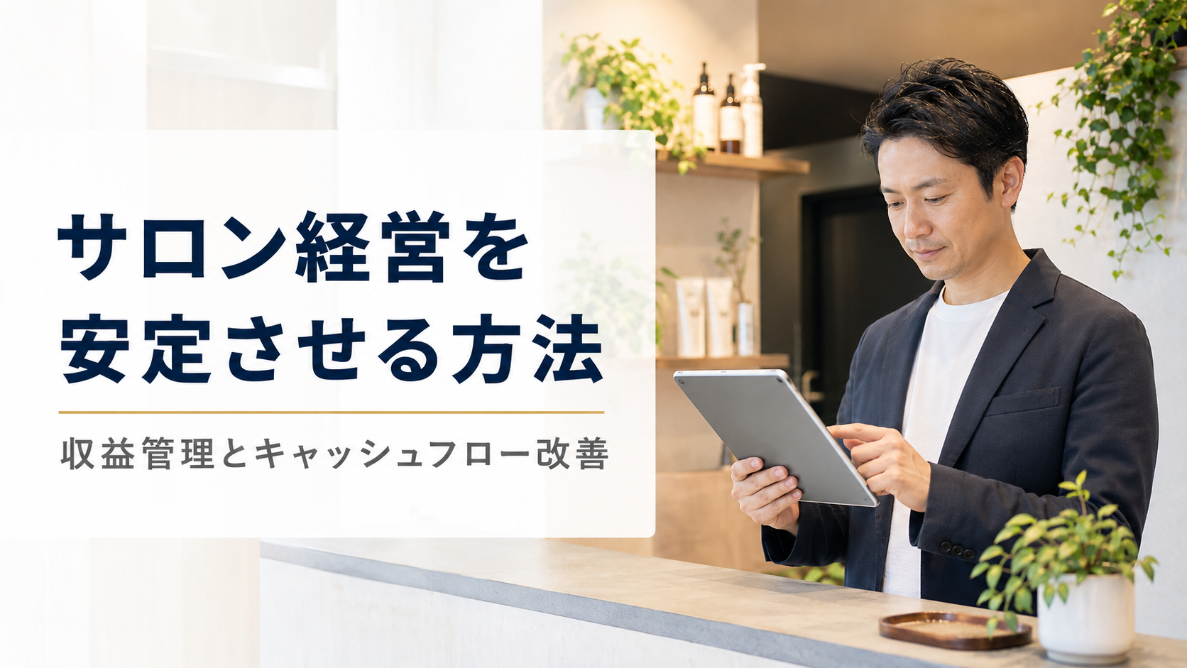 サロン経営を安定させる方法｜収益管理とキャッシュフロー改善の実践