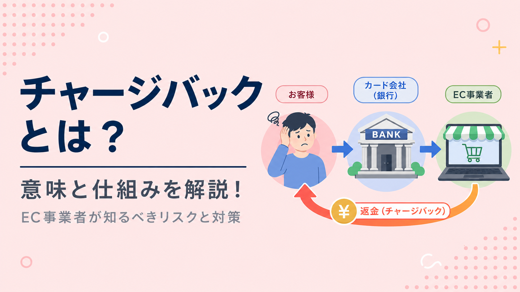 チャージバックとは?意味と仕組みを解説!EC事業者が知るべきリスクと対策